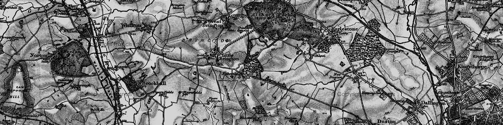 Old map of Nobottle in 1898