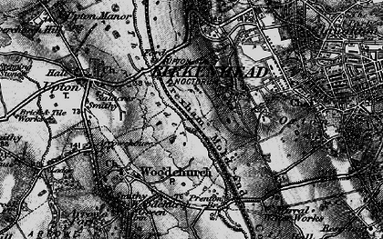 Old map of Noctorum in 1896