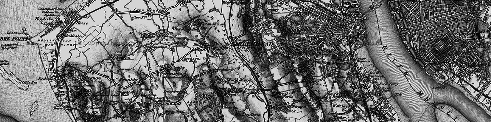 Old map of Noctorum in 1896