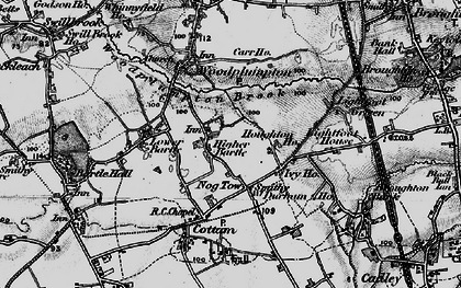 Old map of Nog Tow in 1896