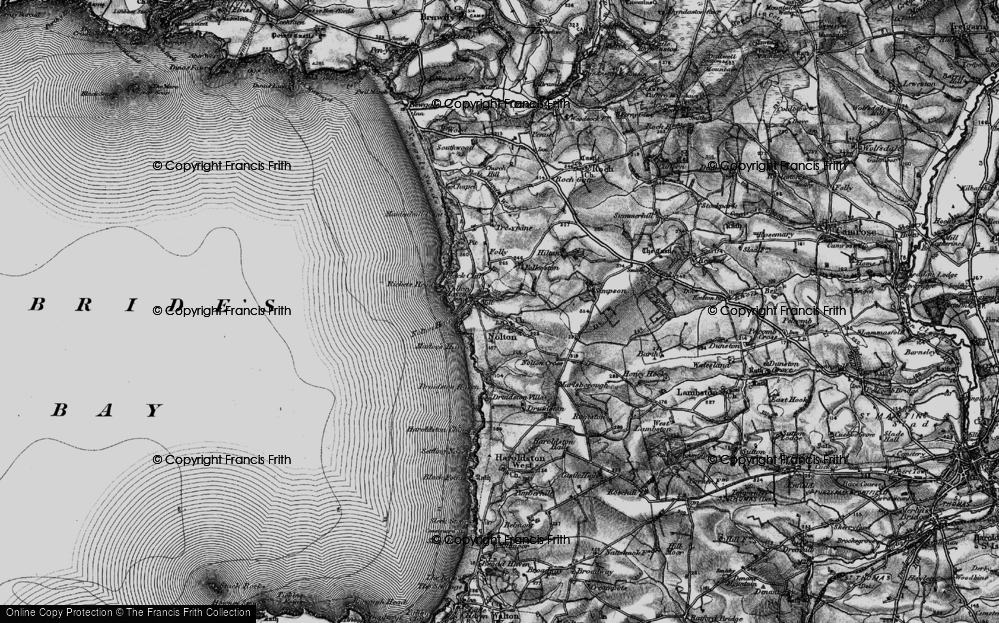 Old Map of Nolton, 1898 in 1898