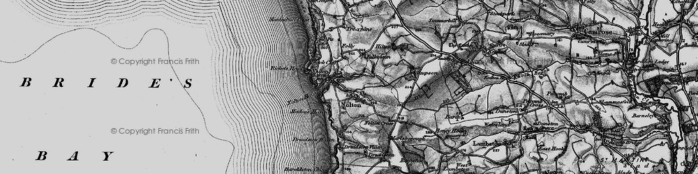 Old map of Nolton in 1898