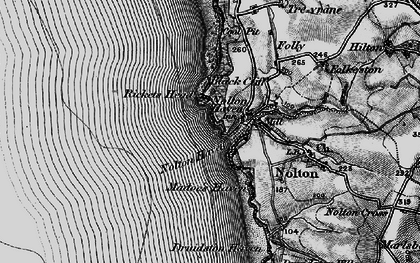 Old map of Nolton Haven in 1898