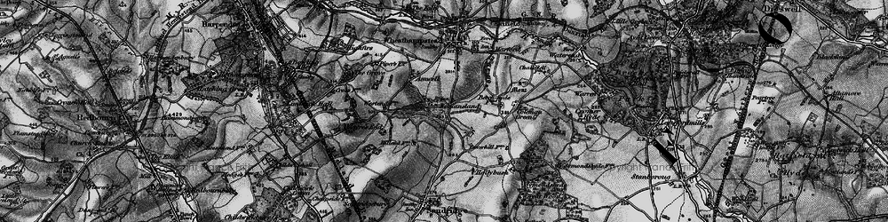 Old map of Belgic Oppidum in 1896