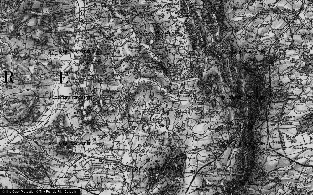 Old Map of Norbridge, 1898 in 1898