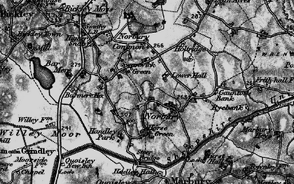 Old map of Barmere Ho in 1897