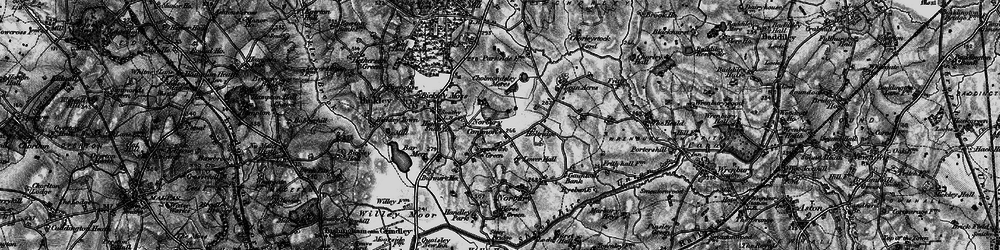 Old map of Norbury Common in 1897