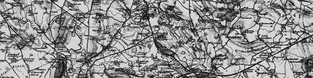 Old map of Norbury Junction in 1897