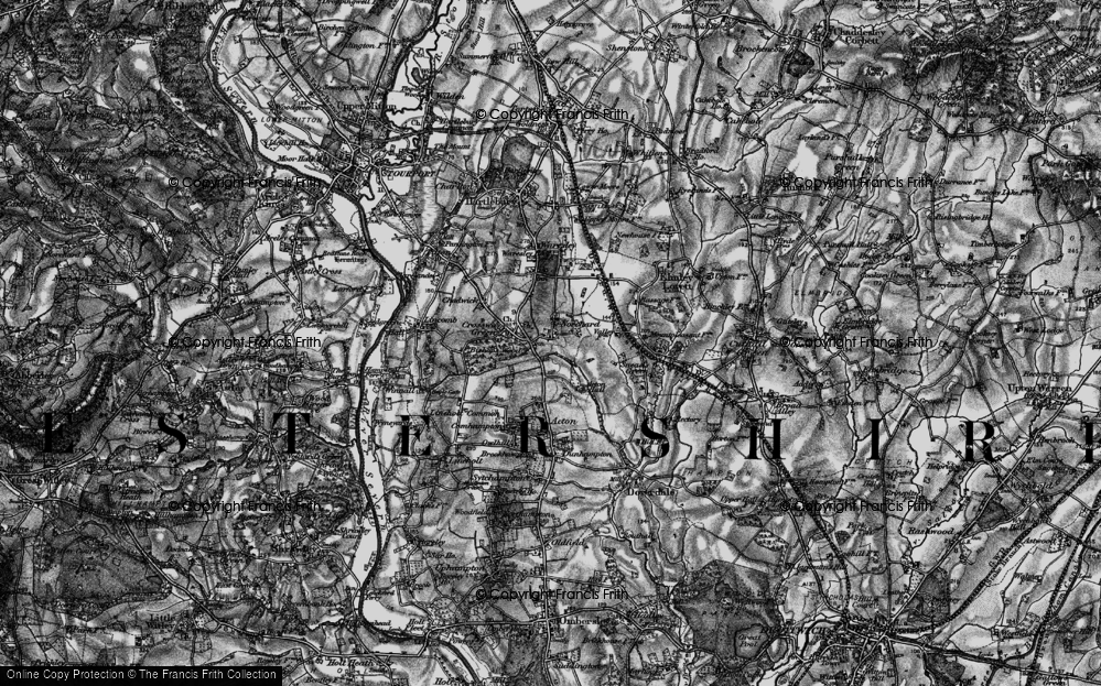 Old Map of Norchard, 1898 in 1898