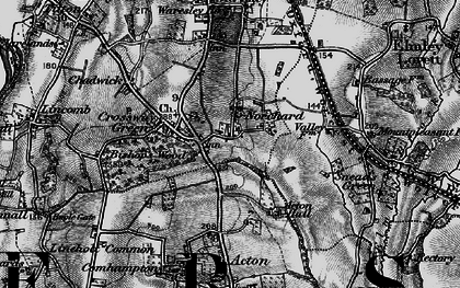 Old map of Norchard in 1898