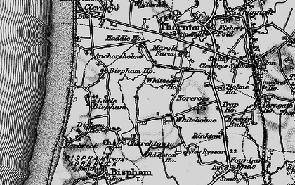 Old map of Norcross in 1896