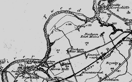 Old map of Mount Carmel in 1897
