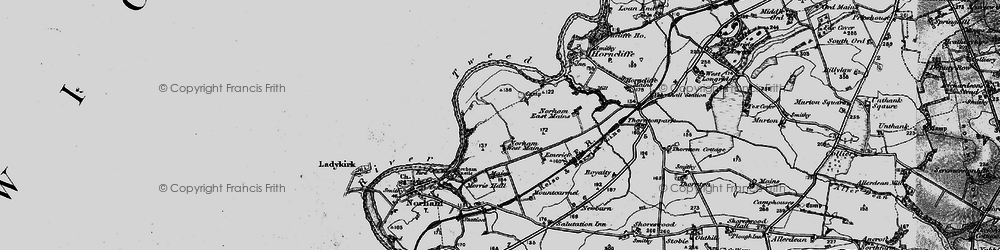 Old map of Mount Carmel in 1897