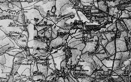 Old map of Norley in 1895