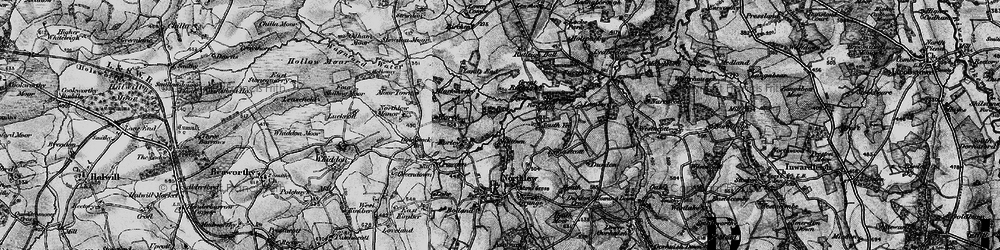 Old map of Norley in 1895