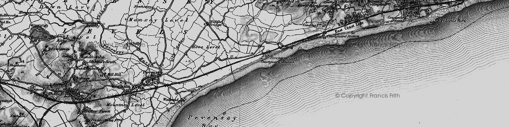 Old map of Norman's Bay in 1895