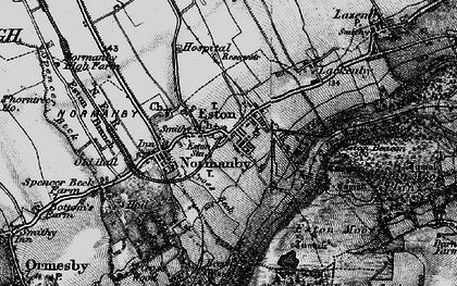 Old map of Normanby in 1898