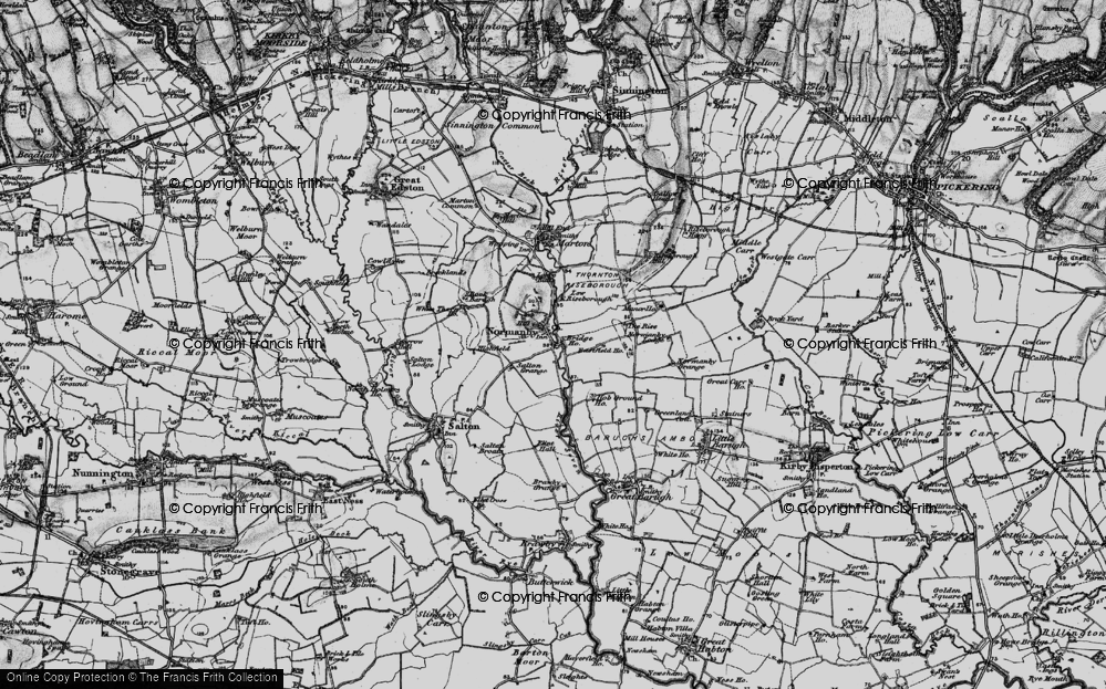 Historic Ordnance Survey Map of Normanby, 1898