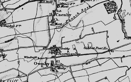 Old map of Normanby-by-Spital in 1898