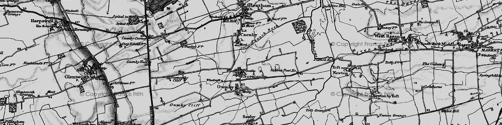 Old map of Normanby-by-Spital in 1898