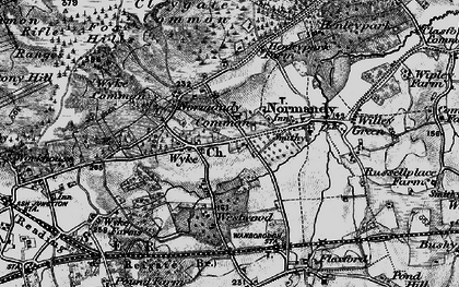 Old map of Wyke Common in 1896