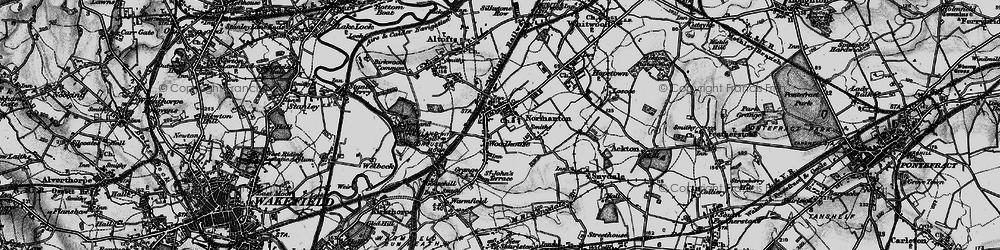Old map of Normanton in 1896