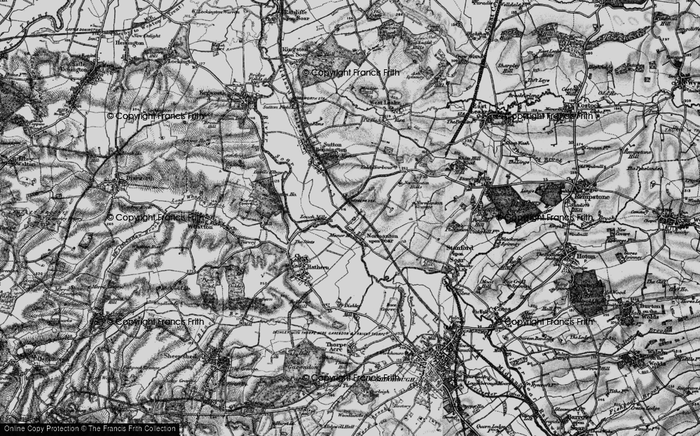 Old Map of Normanton on Soar, 1899 in 1899