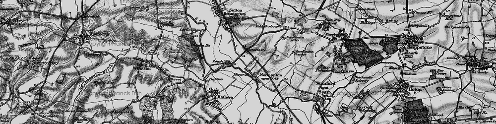 Old map of Normanton on Soar in 1899