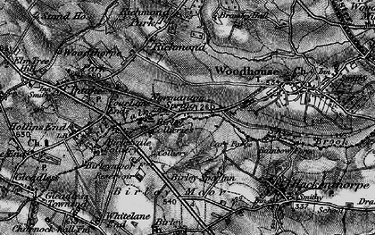 Old map of Normanton Spring in 1896