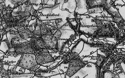 Old map of Norney in 1896