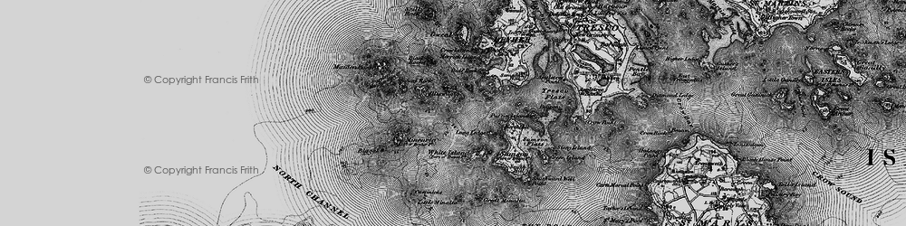 Old map of Nut Rock in 1896