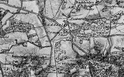Old map of North Baddesley in 1895