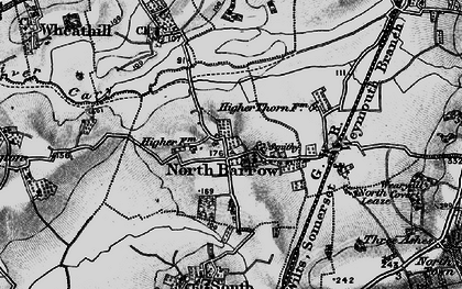 Old map of North Barrow in 1898