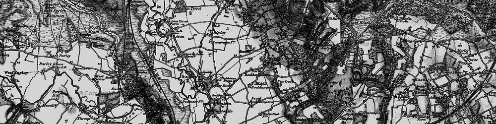 Old map of North Bockhampton in 1895