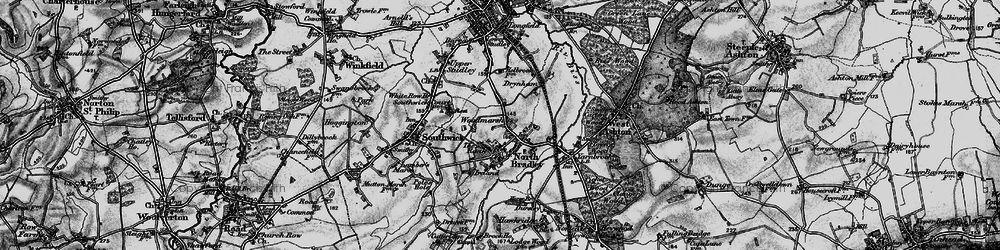 Old map of North Bradley in 1898