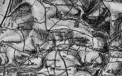 Old map of North Buckland in 1897