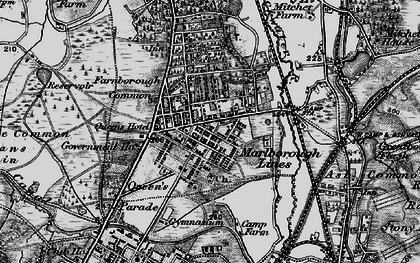 Old map of North Camp in 1895