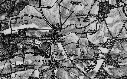 Old map of Alder Plantation in 1899