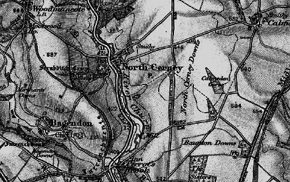Old map of North Cerney in 1896