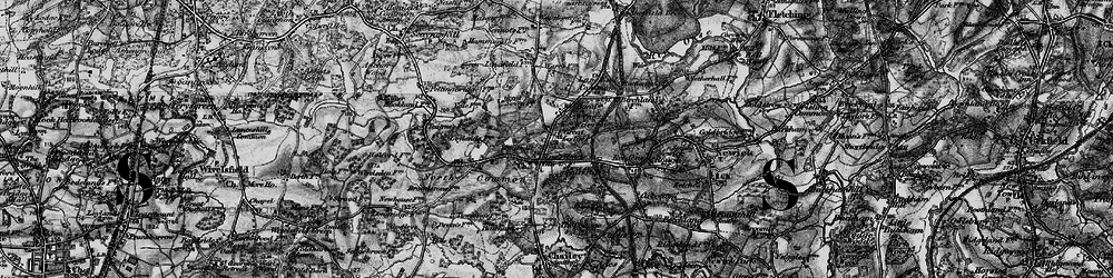 Old map of North Chailey in 1895