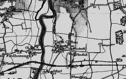 Old map of North Clifton in 1899