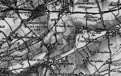 Old map of North Close in 1897