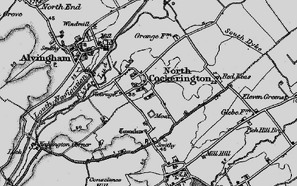 Old map of North Cockerington in 1899