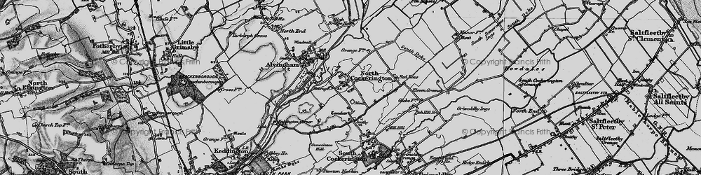 Old map of North Cockerington in 1899