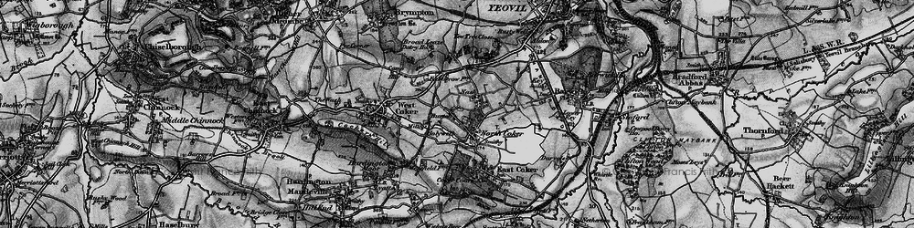 Old map of North Coker in 1898