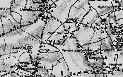 Old map of North Common in 1898