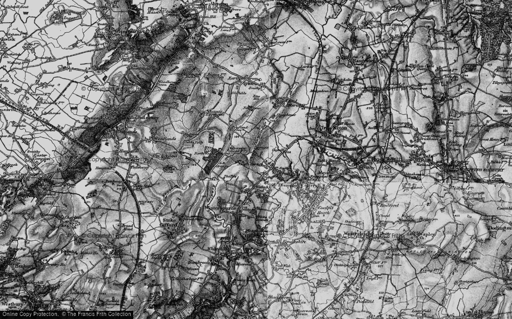 Old Map of North Corner, 1898 in 1898