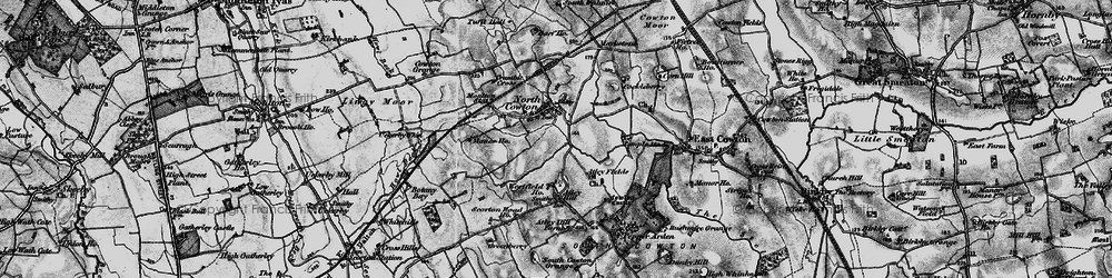 Old map of Atley Hill in 1897