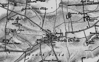 Old map of North Dalton in 1898