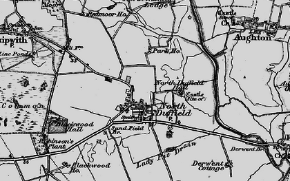 Old map of Blackwood Hall in 1898